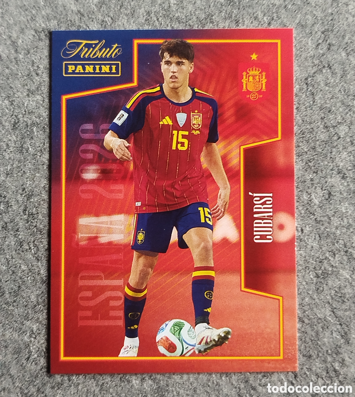 Cromos de f&uacute;tbol: CUBARSI PANINI TRIBUTO SELECCION ESPA&Ntilde;OLA ESPA&Ntilde;A CROMO CARD MUNDIAL 2026