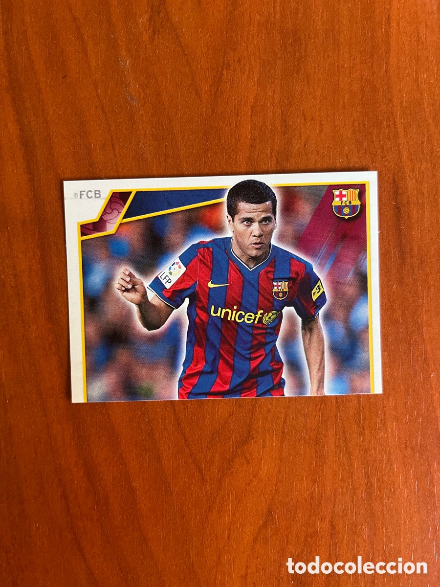 Cromos de f&uacute;tbol: 50 DANI ALVES BARCELONA BAR&Ccedil;A OFICIAL 6 SEIS COPAS CROMO STICKER FUTBOL PANINI 2009-2010 09-10
