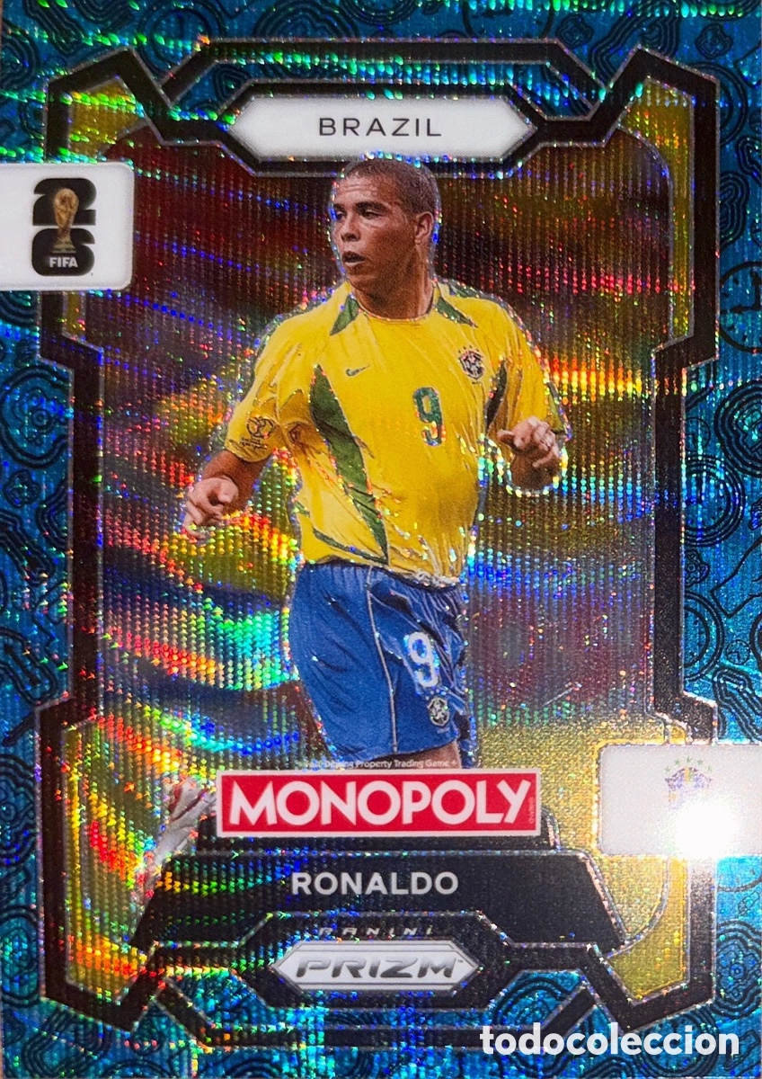 Cromos de f&uacute;tbol: 18- RONALDO -BORDE AZUL- (BRASIL) MONOPOLY PRIZM MUNDIAL 2026 (PANINI)