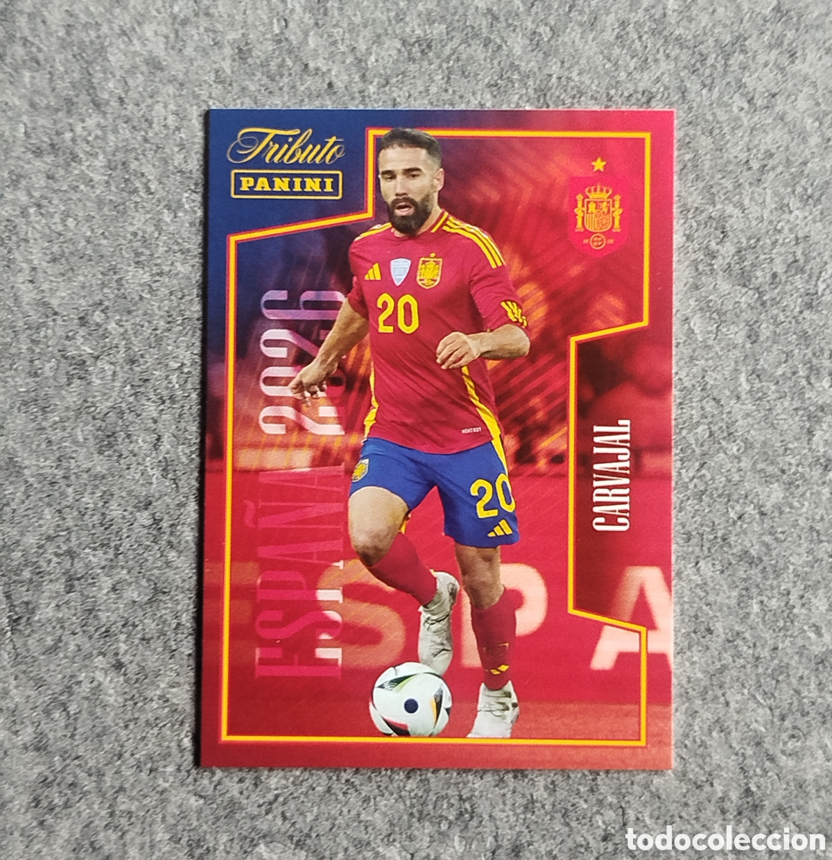 Cromos de f&uacute;tbol: CARVAJAL PANINI TRIBUTO SELECCION ESPA&Ntilde;OLA ESPA&Ntilde;A CROMO CARD MUNDIAL 2026