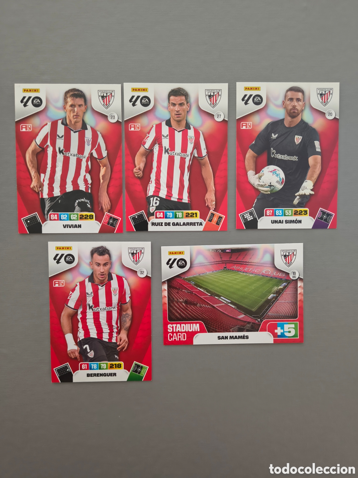 Cromos de f&uacute;tbol: LOTE ATHLETIC CLUB ADRENALYN XL 25/26