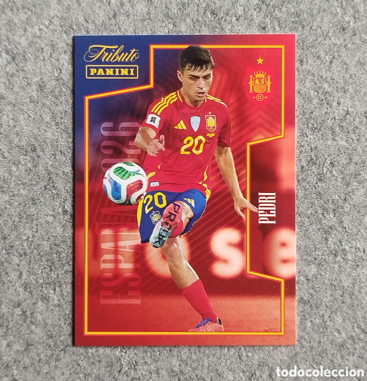 Cromos de f&uacute;tbol: PEDRI PANINI TRIBUTO SELECCION ESPA&Ntilde;OLA ESPA&Ntilde;A CROMO CARD MUNDIAL 2026