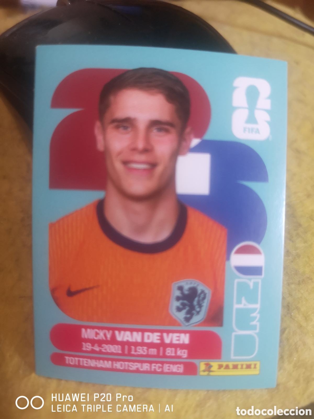 Cromos de f&uacute;tbol: FIFA WORLD CUP MUNDIAL 2026 MICKY VAN DE VEN - NED 4