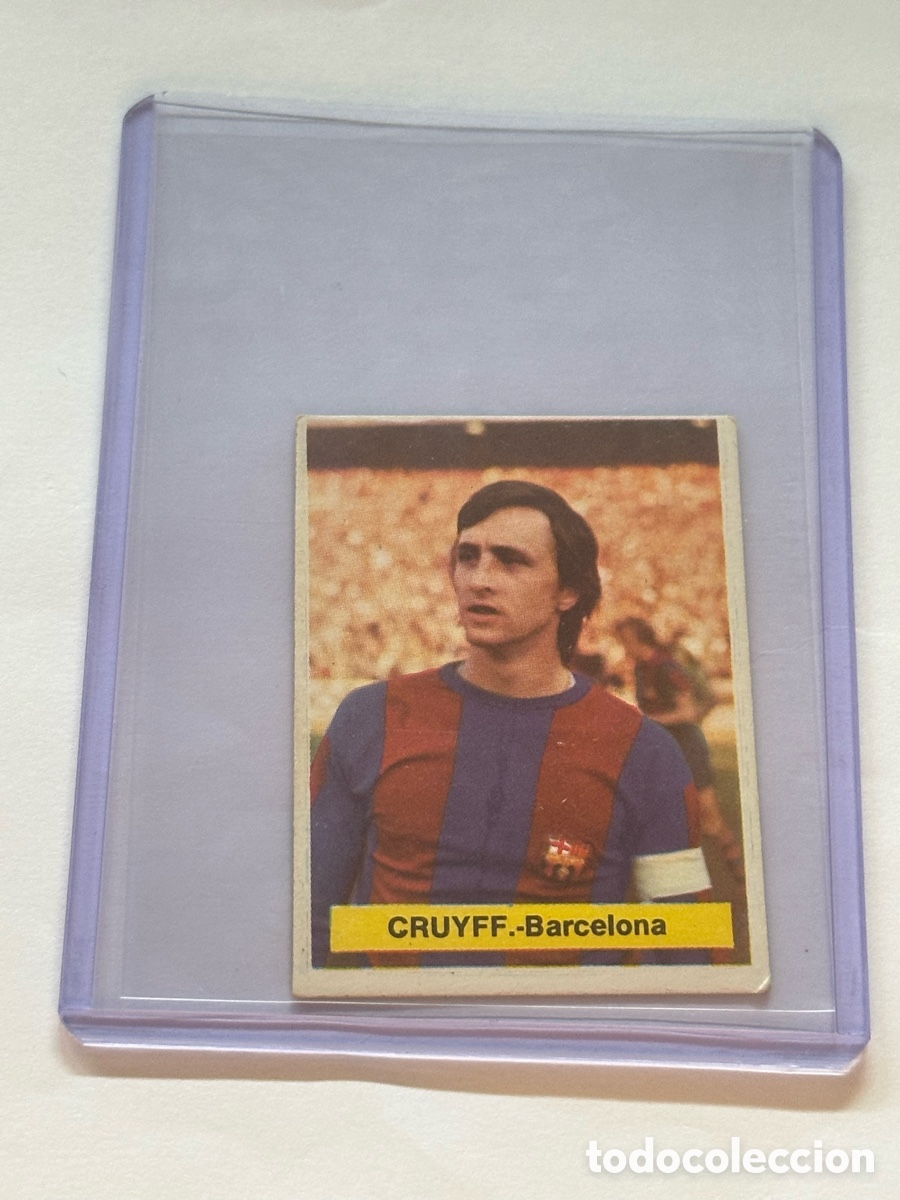 Cromos de f&uacute;tbol: A-636 Johann Cruyff F.C BARCELONA &ldquo;FINI&rdquo; 1976 76 NUNCA PEGADO SIN PEGAR