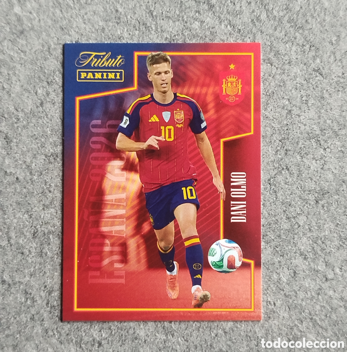 Cartes &agrave; collectionner de Football: DANI OLMO PANINI TRIBUTO SELECCION ESPA&Ntilde;OLA ESPA&Ntilde;A CROMO CARD MUNDIAL 2026