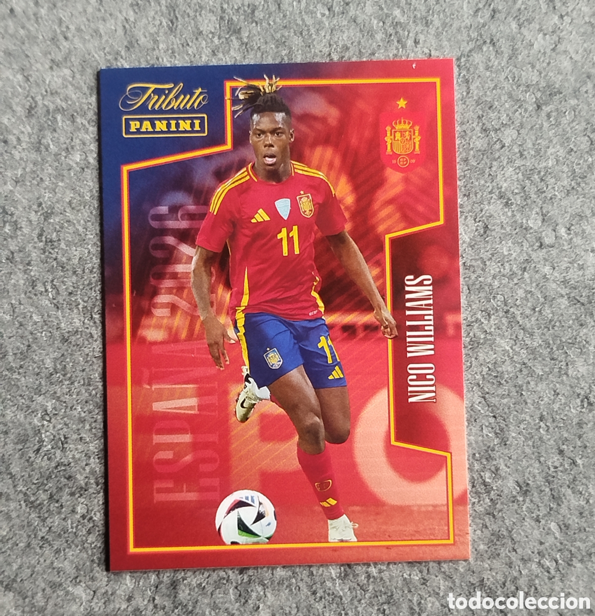 Cromos de Futebol: NICO WILLIAMS PANINI TRIBUTO SELECCION ESPA&Ntilde;OLA ESPA&Ntilde;A CROMO CARD MUNDIAL 2026
