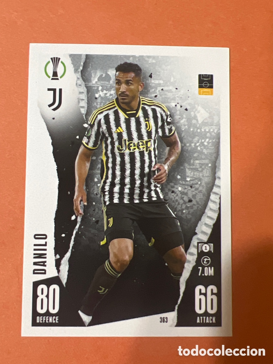 Cromos de f&uacute;tbol: C2714. 363 DANILO JUVENTUS MATCH ATTAX 2023 2024 TOPPS