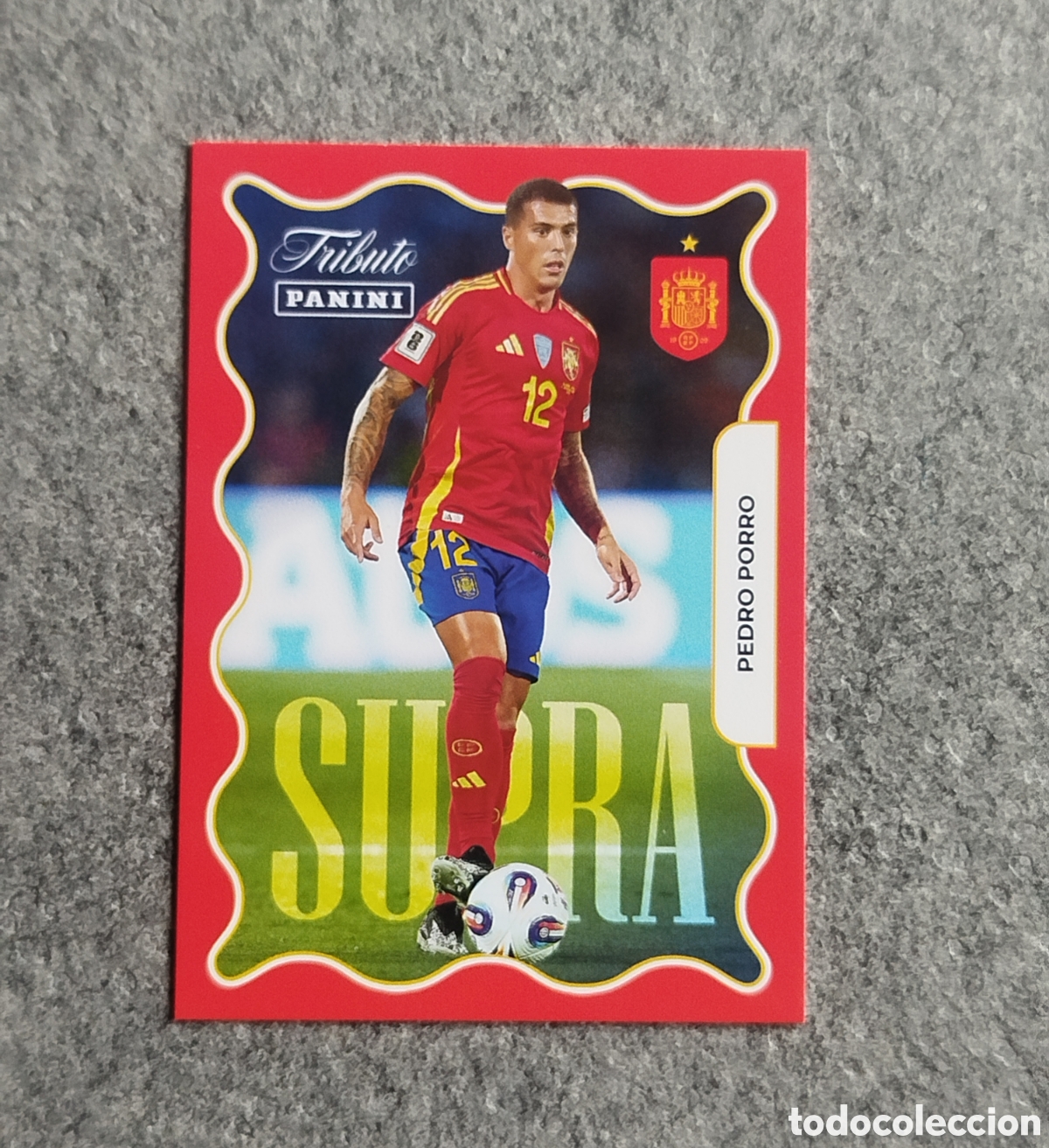 Cromos de f&uacute;tbol: SUPRA PEDRO PORRO PANINI TRIBUTO SELECCION ESPA&Ntilde;OLA ESPA&Ntilde;A CROMO CARD MUNDIAL 2026