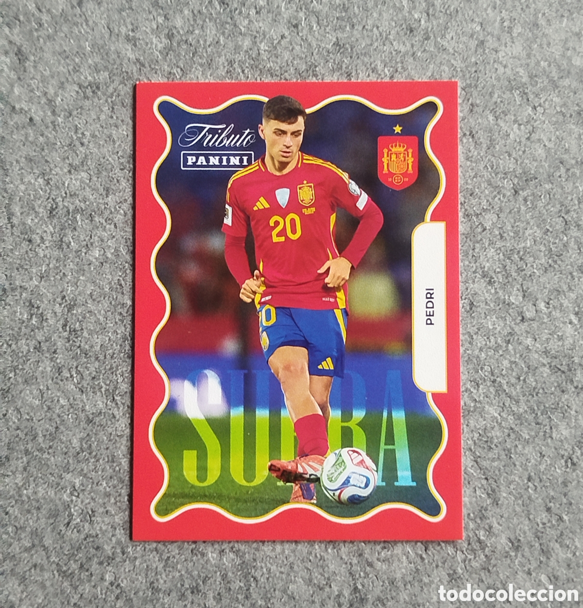 Cromos de f&uacute;tbol: SUPRA PEDRI PANINI TRIBUTO SELECCION ESPA&Ntilde;OLA ESPA&Ntilde;A CROMO CARD MUNDIAL 2026