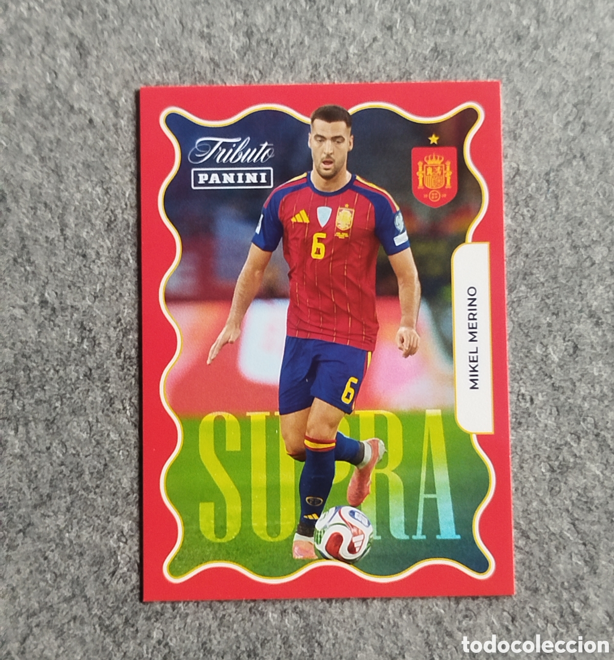 Cromos de f&uacute;tbol: SUPRA MIKEL MERINO PANINI TRIBUTO SELECCION ESPA&Ntilde;OLA ESPA&Ntilde;A CROMO CARD MUNDIAL 2026