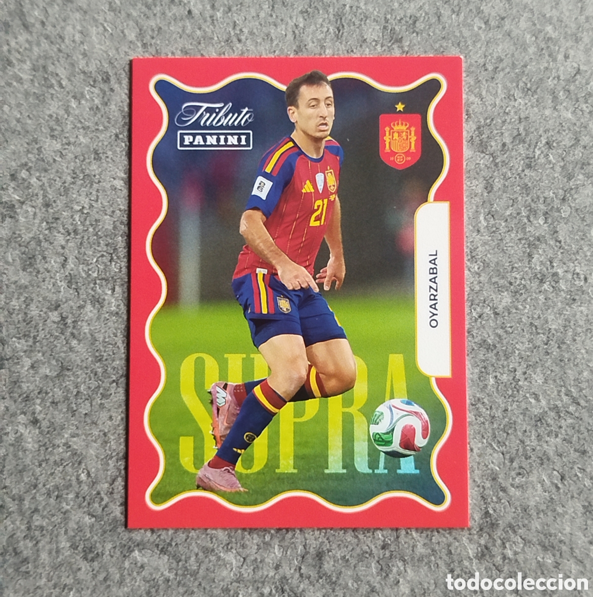 Cromos de f&uacute;tbol: SUPRA OYARZABAL PANINI TRIBUTO SELECCION ESPA&Ntilde;OLA ESPA&Ntilde;A CROMO CARD MUNDIAL 2026