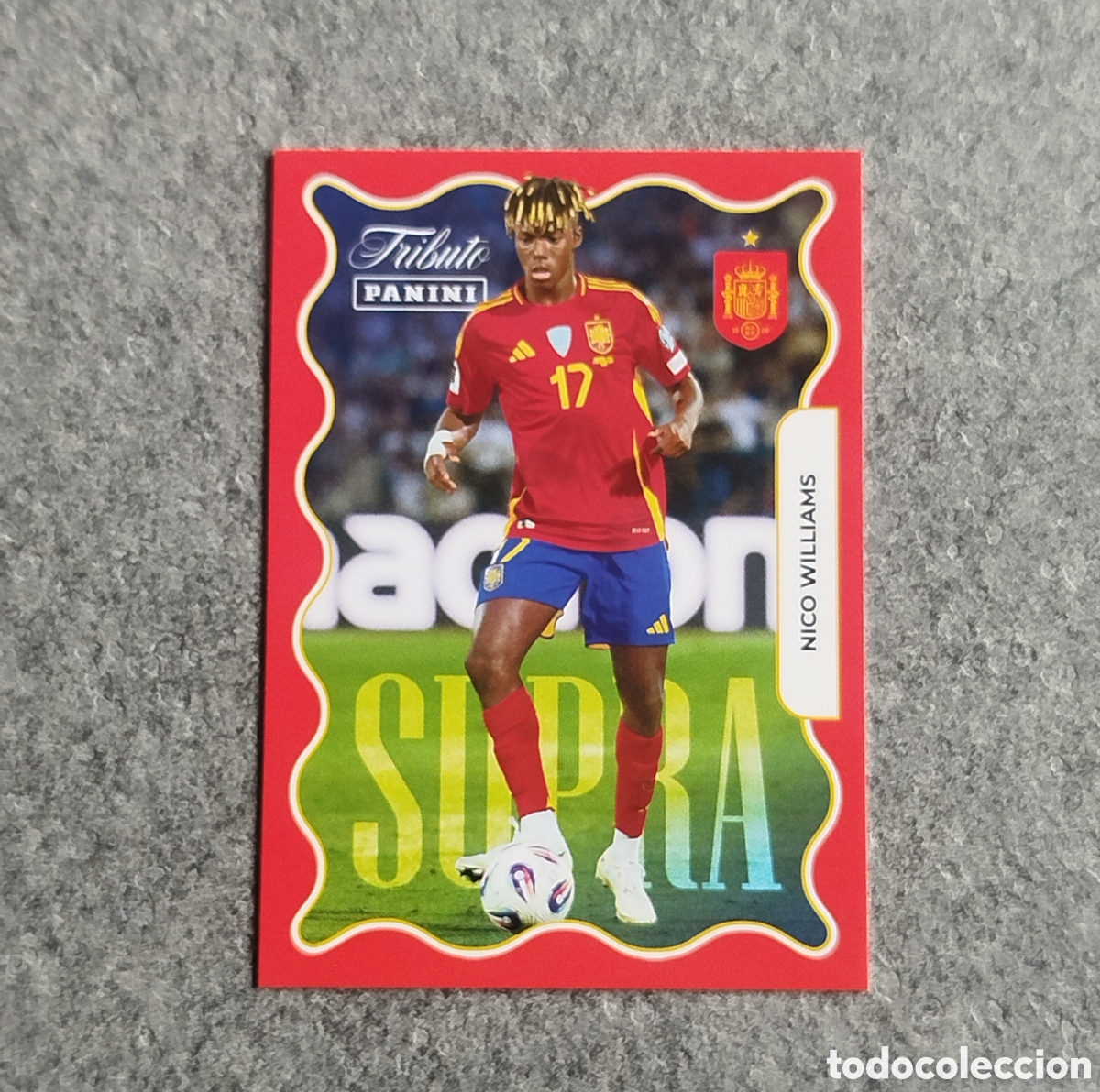 Cromos de f&uacute;tbol: NICO WILLIAMS PANINI TRIBUTO SELECCION ESPA&Ntilde;OLA ESPA&Ntilde;A CROMO CARD MUNDIAL 2026