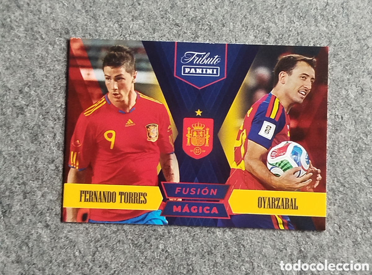 Cromos de Futebol: FERNANDO TORRES OYARZABAL PANINI TRIBUTO SELECCION ESPA&Ntilde;OLA ESPA&Ntilde;A CROMO CARD MUNDIAL 2026
