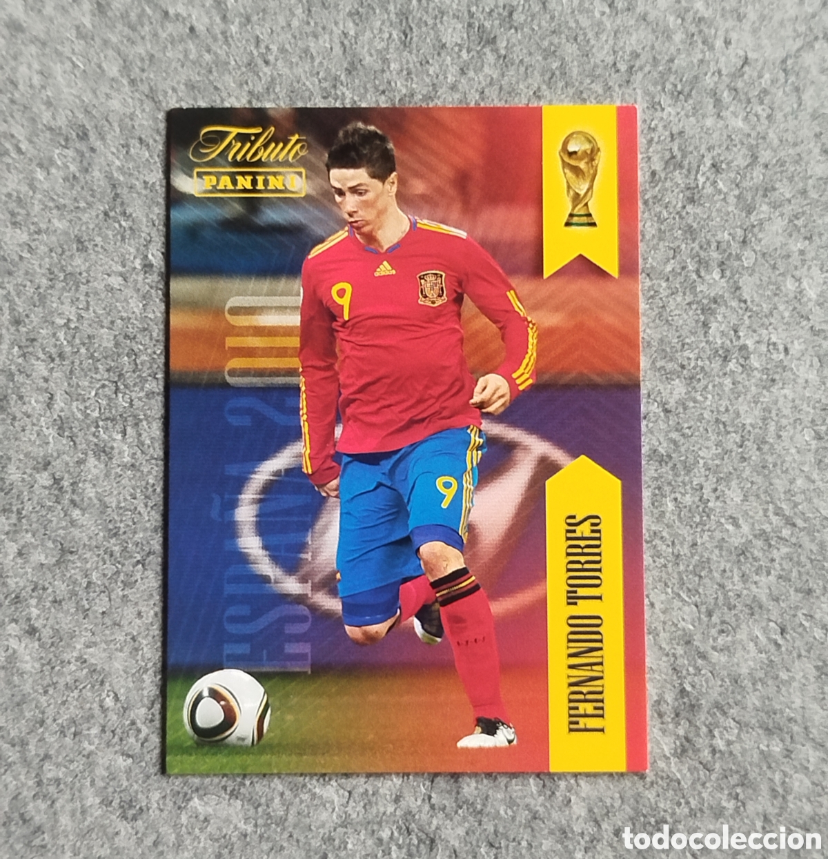 Cromos de f&uacute;tbol: FERNANDO TORRES PANINI TRIBUTO SELECCION ESPA&Ntilde;OLA ESPA&Ntilde;A CROMO CARD MUNDIAL 2026