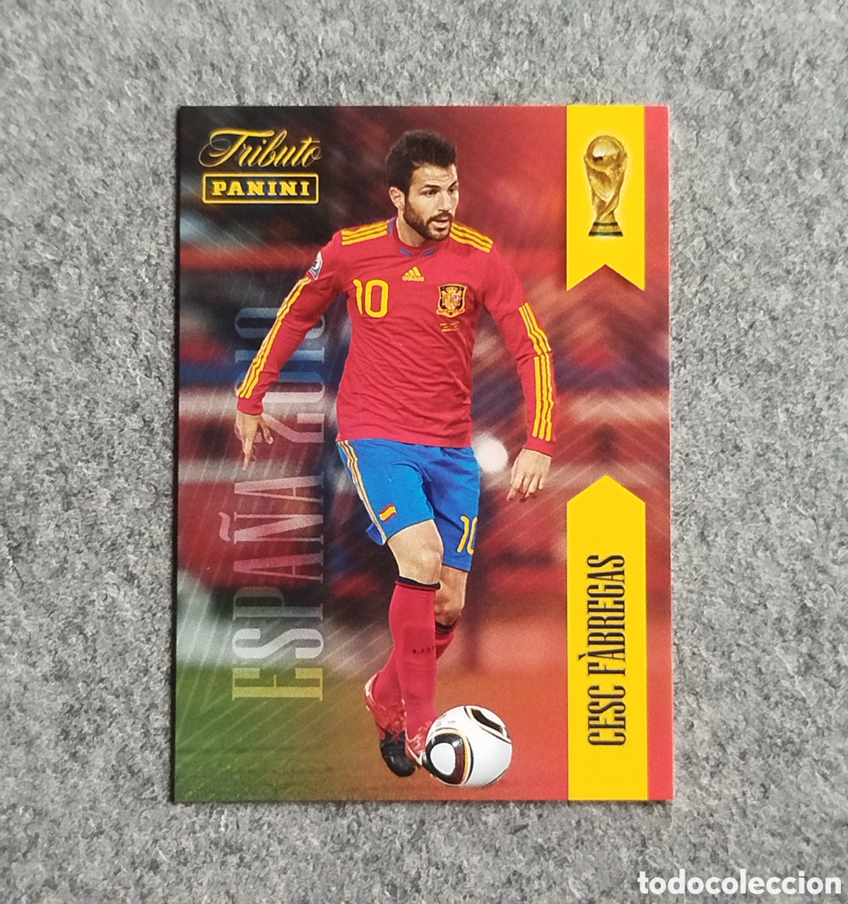Cromos de f&uacute;tbol: CESC F&Aacute;BREGAS PANINI TRIBUTO SELECCION ESPA&Ntilde;OLA ESPA&Ntilde;A CROMO CARD MUNDIAL 2026