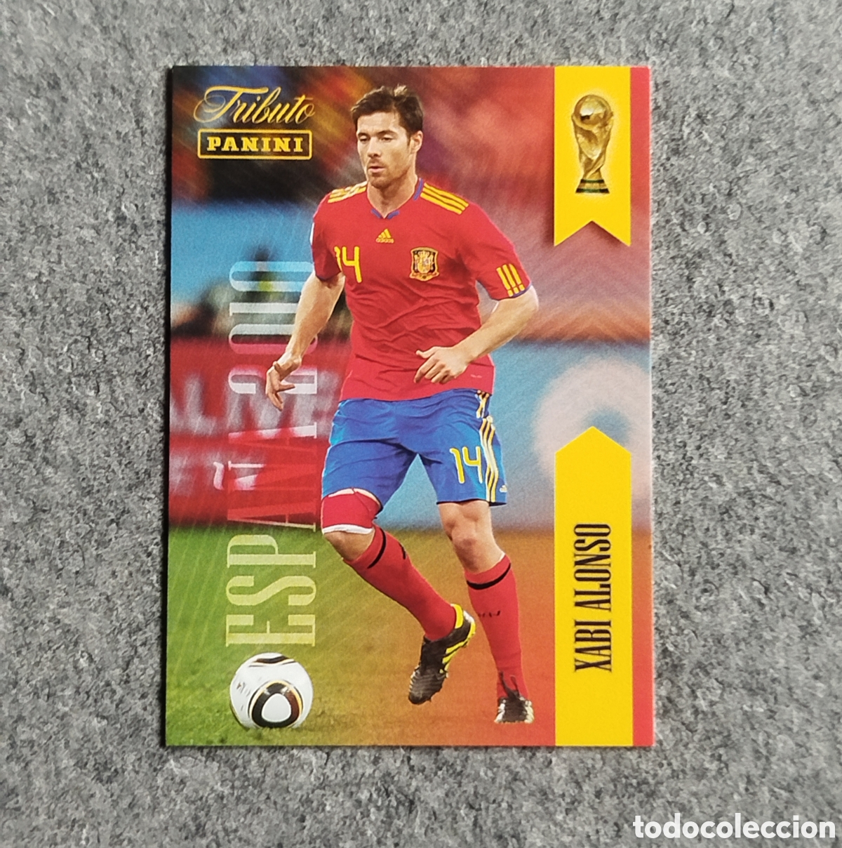 Cromos de f&uacute;tbol: XABI ALONSO PANINI TRIBUTO SELECCION ESPA&Ntilde;OLA ESPA&Ntilde;A CROMO CARD MUNDIAL 2026