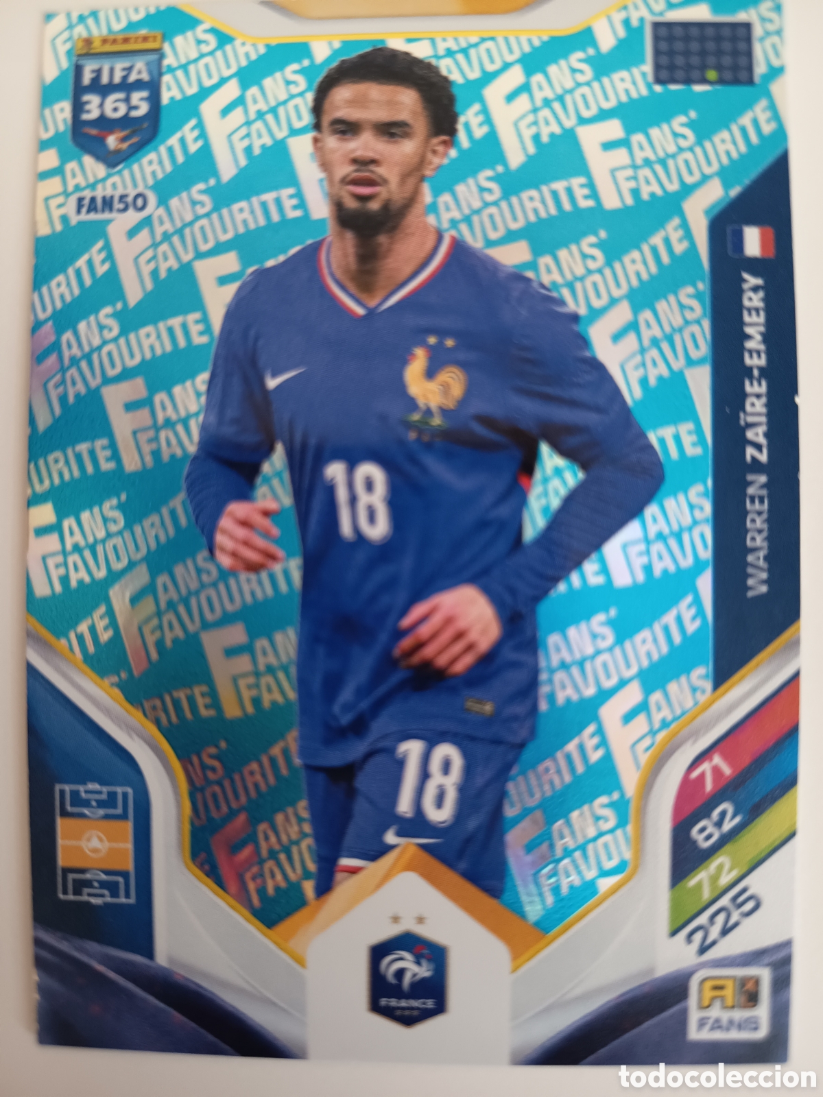 Cromos de f&uacute;tbol: FAN50 Warren Zaire-Emery adrenalyn FIFA 365 2025-2026