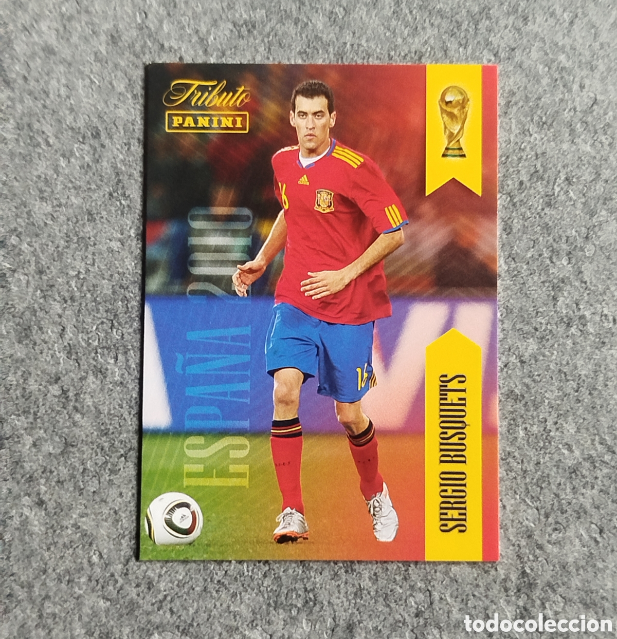 Cromos de f&uacute;tbol: BUSQUETS PANINI TRIBUTO SELECCION ESPA&Ntilde;OLA ESPA&Ntilde;A CROMO CARD MUNDIAL 2026