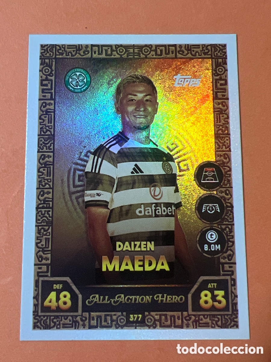 Cromos de f&uacute;tbol: C2882. DAIZEN MAEDA 377 all action hero Celtic Match Attax