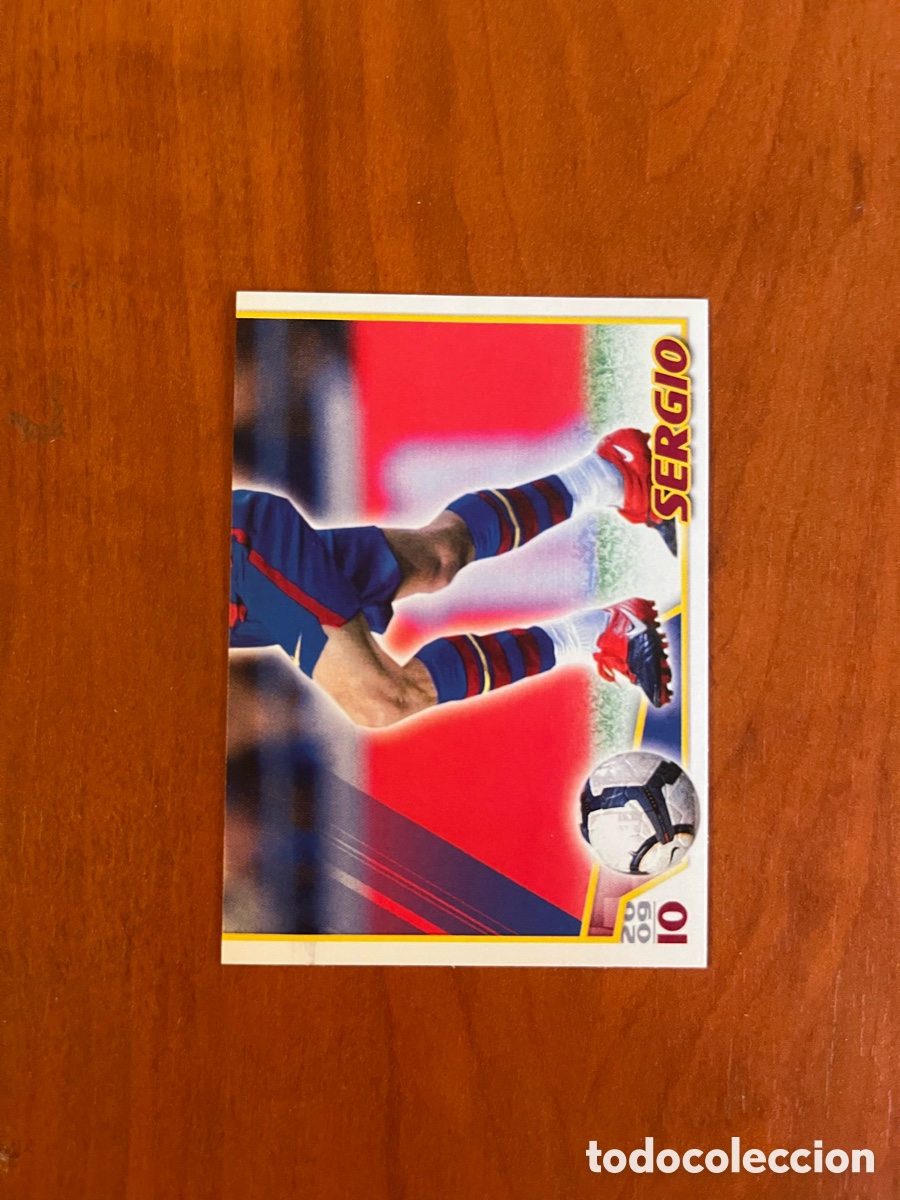 Cromos de f&uacute;tbol: SERGIO BUSQUETS 123 BARCELONA PANINI EL BARCA DE LAS SEIS COPAS FUTBOL CROMO FUTBOL 09 10 SIN PEGAR