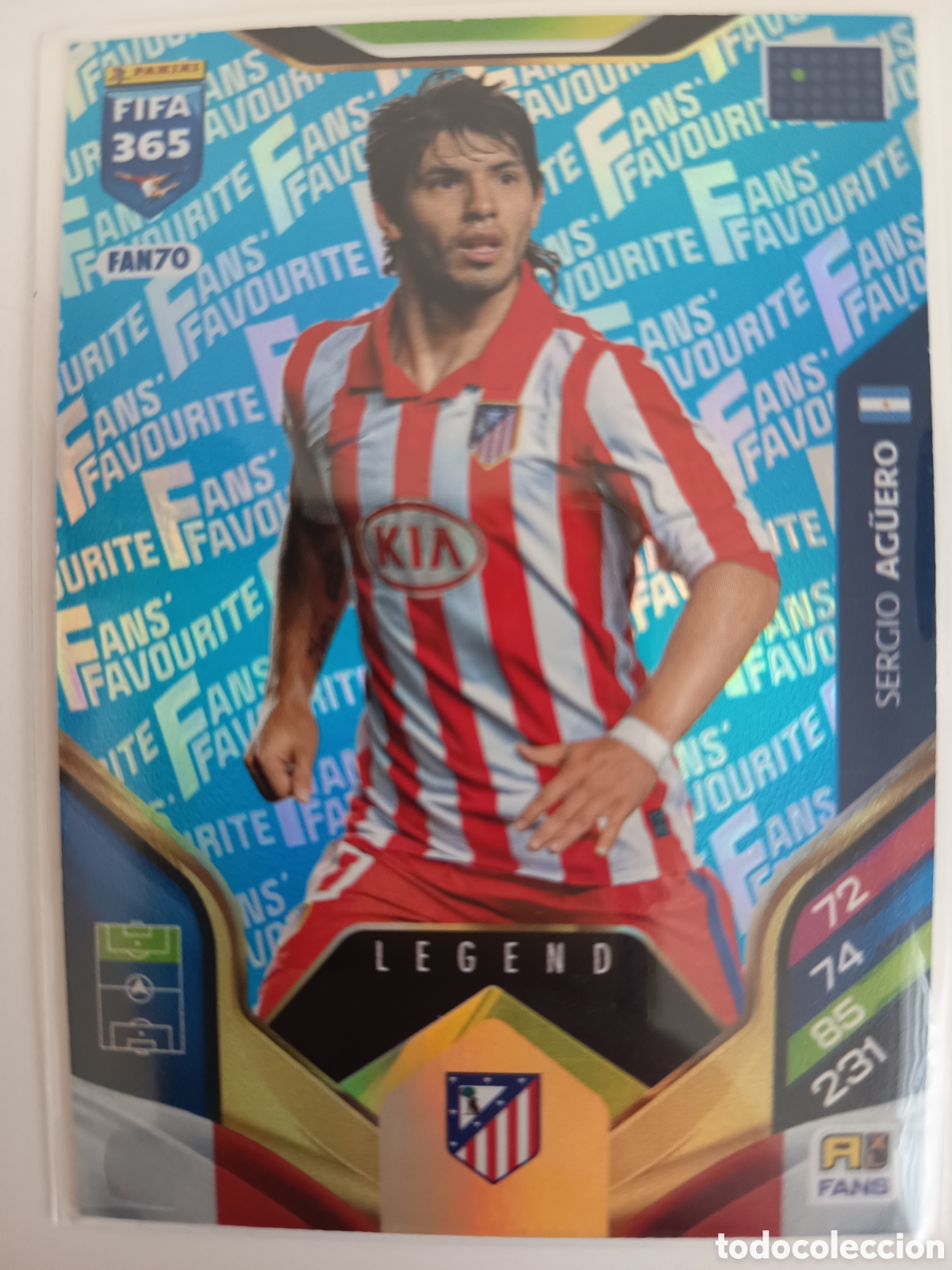 Cromos de f&uacute;tbol: FAN70 Sergio Ag&uuml;ero adrenalyn FIFA 365 2025-2026