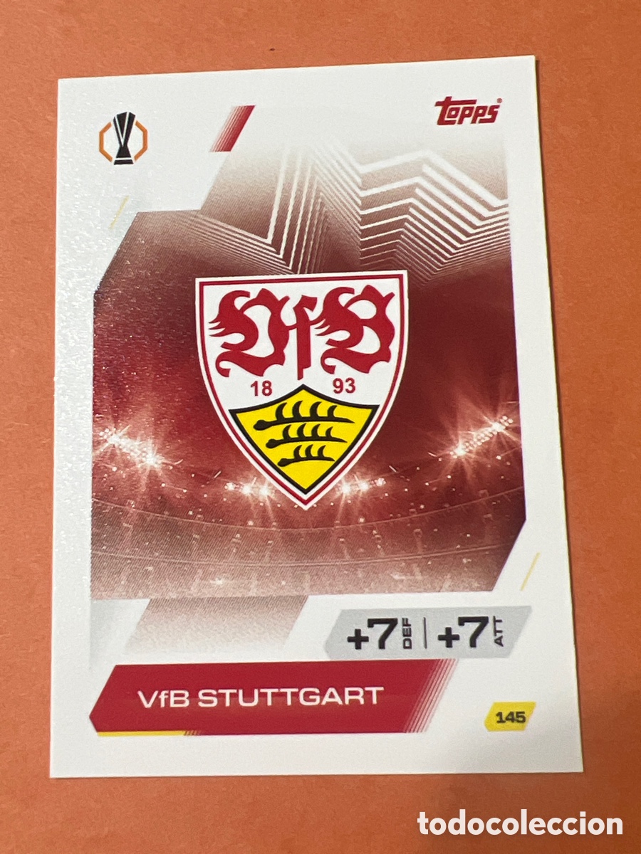 Cromos de f&uacute;tbol: C2887. 145 Escudo | VfB Stuttgart | 2025 2026 Topps Match Attax 25 26