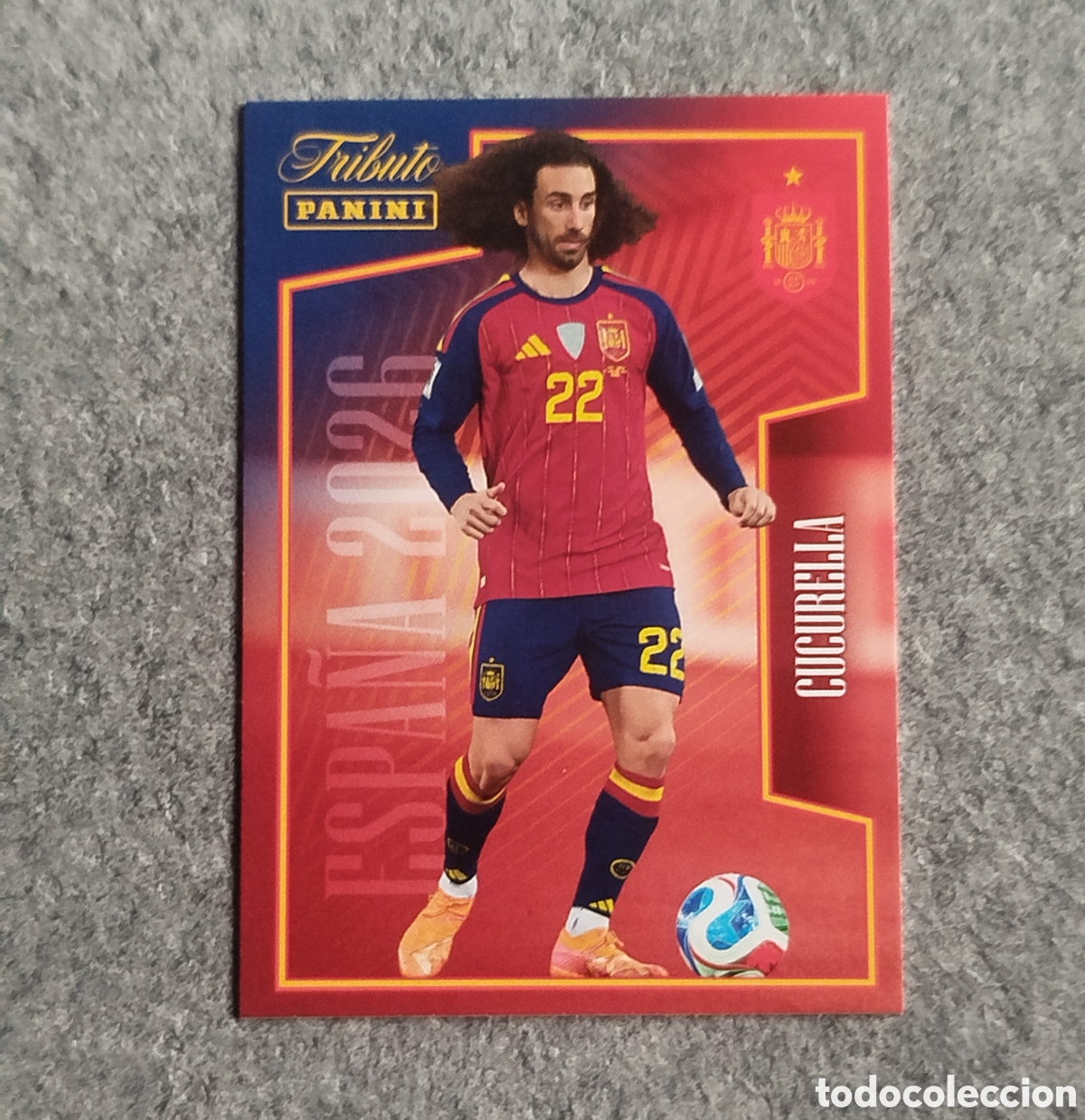 Cromos de f&uacute;tbol: CUCURELLA PANINI TRIBUTO SELECCION ESPA&Ntilde;OLA ESPA&Ntilde;A CROMO CARD MUNDIAL 2026