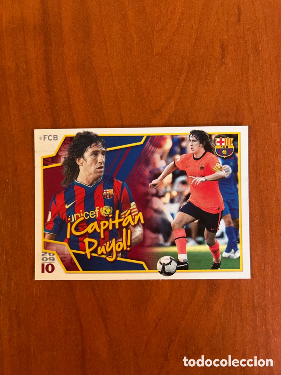 Cromos de f&uacute;tbol: 73 PUYOL EL BAR&Ccedil;A DE LAS SEIS COPAS DE 2009 2010 09 10 DE PANINI NUNCA PEGADO