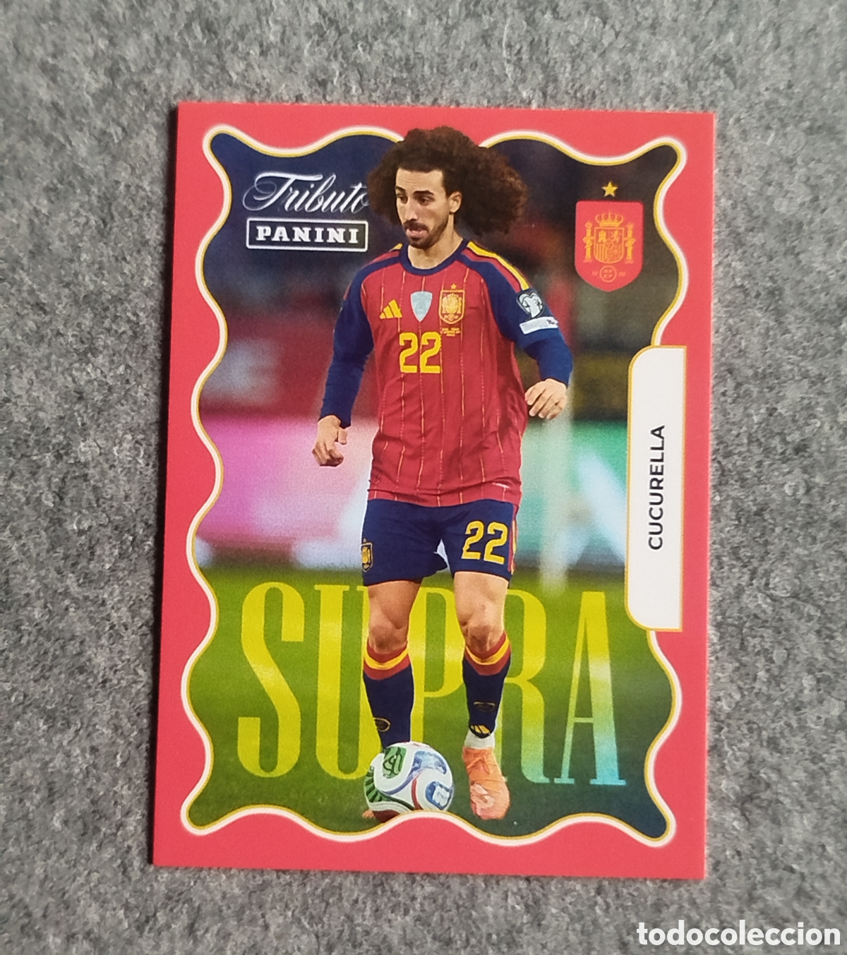 Cromos de f&uacute;tbol: SUPRA CUCURELLA PANINI TRIBUTO SELECCION ESPA&Ntilde;OLA ESPA&Ntilde;A CROMO CARD MUNDIAL 2026