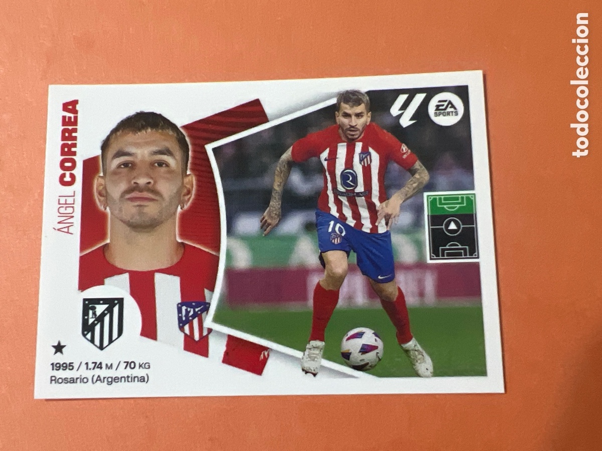 Cromos de f&uacute;tbol: C2911. CORREA ATL&Eacute;TICO DE MADRID CROMO N&deg; 18 LIGA ESTE 2024-2025 24-25 PANINI