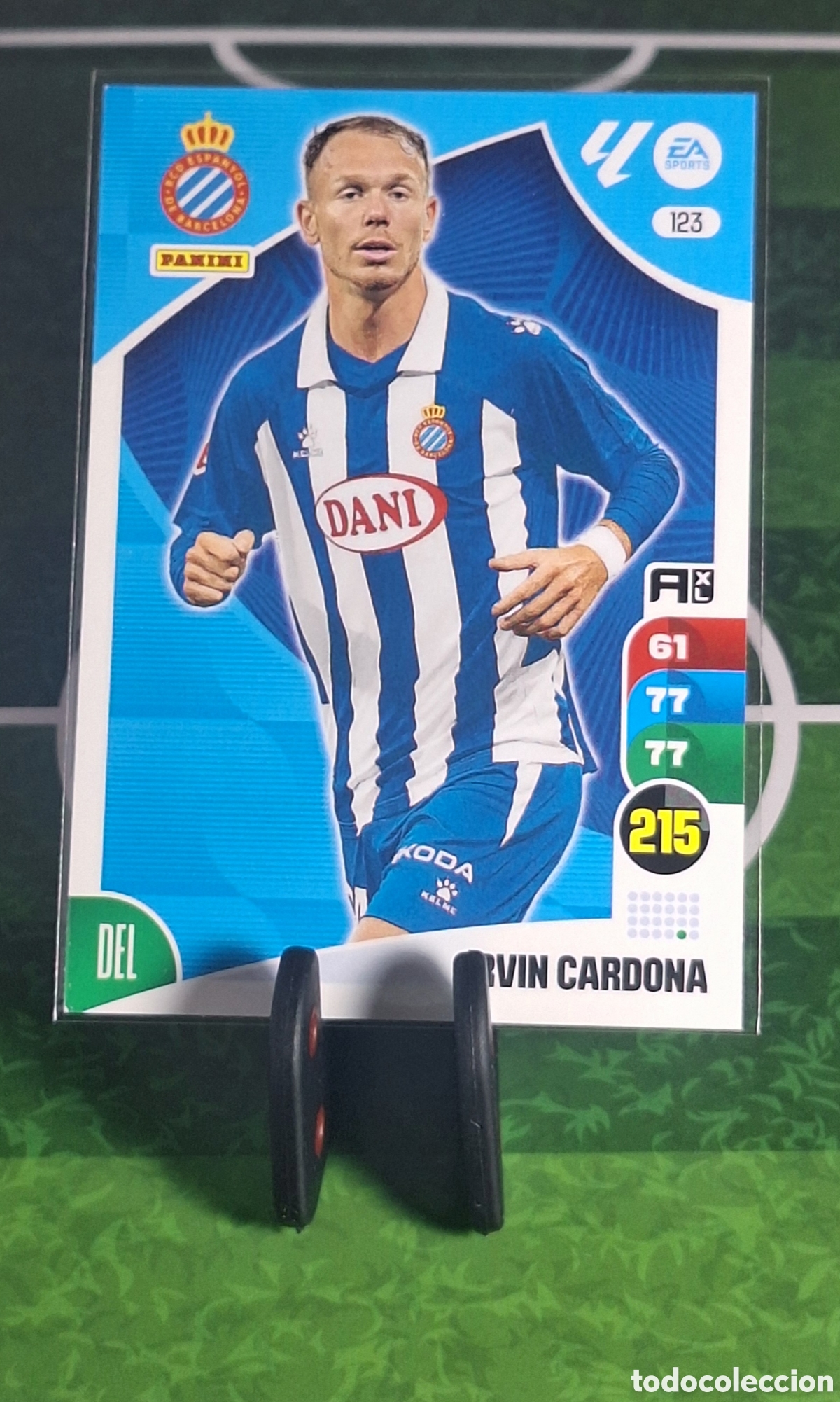 Cromos de f&uacute;tbol: IRVIN CARDONA #123 AXL 2024-2025