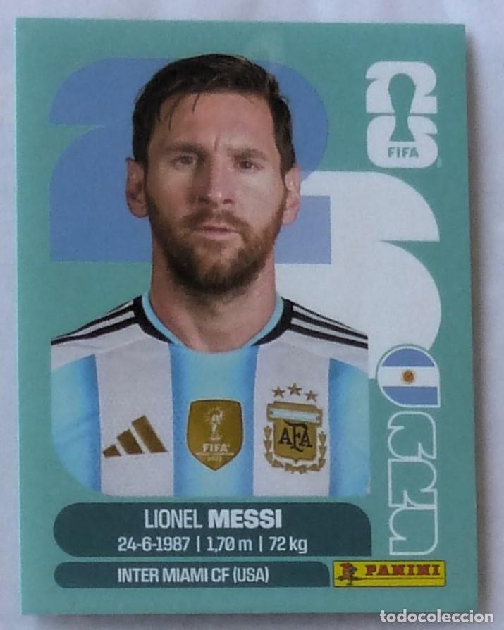 Cromos de f&uacute;tbol: 17 LIONEL MESSI, cromo World Cup 2026 Panini Stickers, Argentina