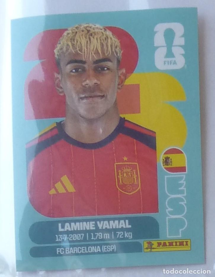 Cromos de f&uacute;tbol: 15 LAMINE YAMAL, cromo World Cup 2026 Panini Stickers, Espa&ntilde;a