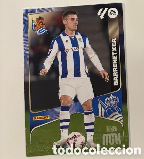 Cromos de f&uacute;tbol: BARRENETXEA REAL SOCIEDAD MGK Megacracks 25/26