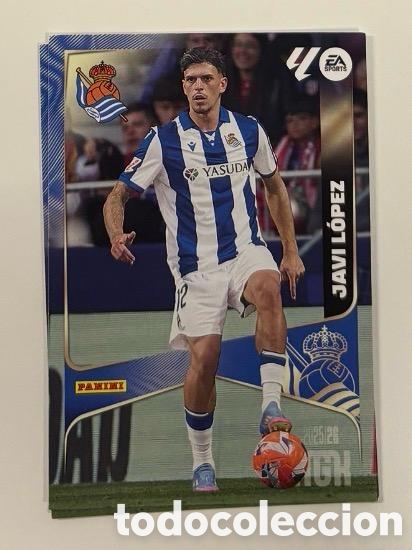 Cromos de f&uacute;tbol: JAVI LOPEZ REAL SOCIEDAD MGK Megacracks 25/26