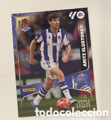 Cromos de f&uacute;tbol: ELUSTONDO REAL SOCIEDAD MGK Megacracks 25/26