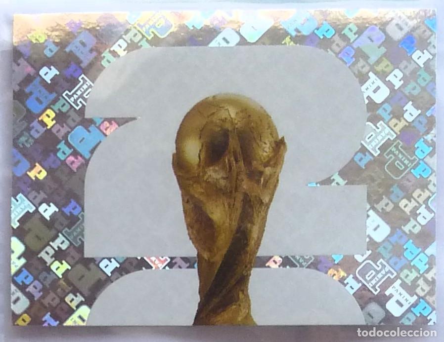 Cromos de f&uacute;tbol: FWC 01 Copa (parte superior), cromo World Cup 2026 Panini Stickers