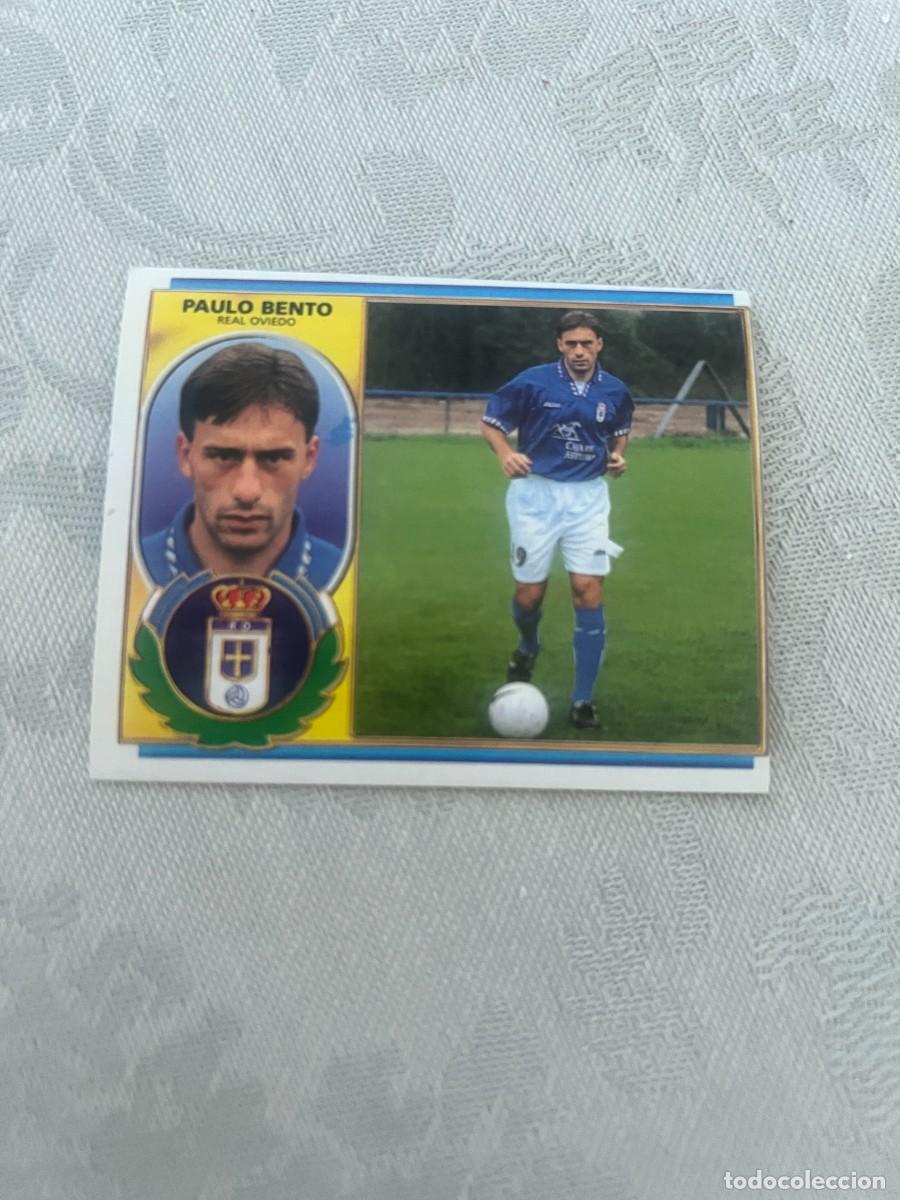 Cromos de f&uacute;tbol: PAULO BENTO. OVIEDO. SIN PEGAR LIGA ESTE 1996 1997