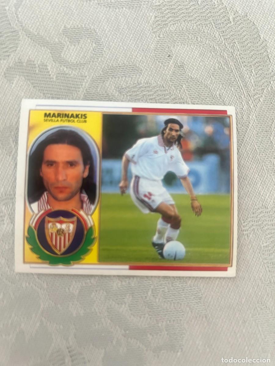 Cromos de f&uacute;tbol: MARINAKIS SEVILLA F. C. COLOCA. SIN PEGAR LIGA ESTE 1996 1997
