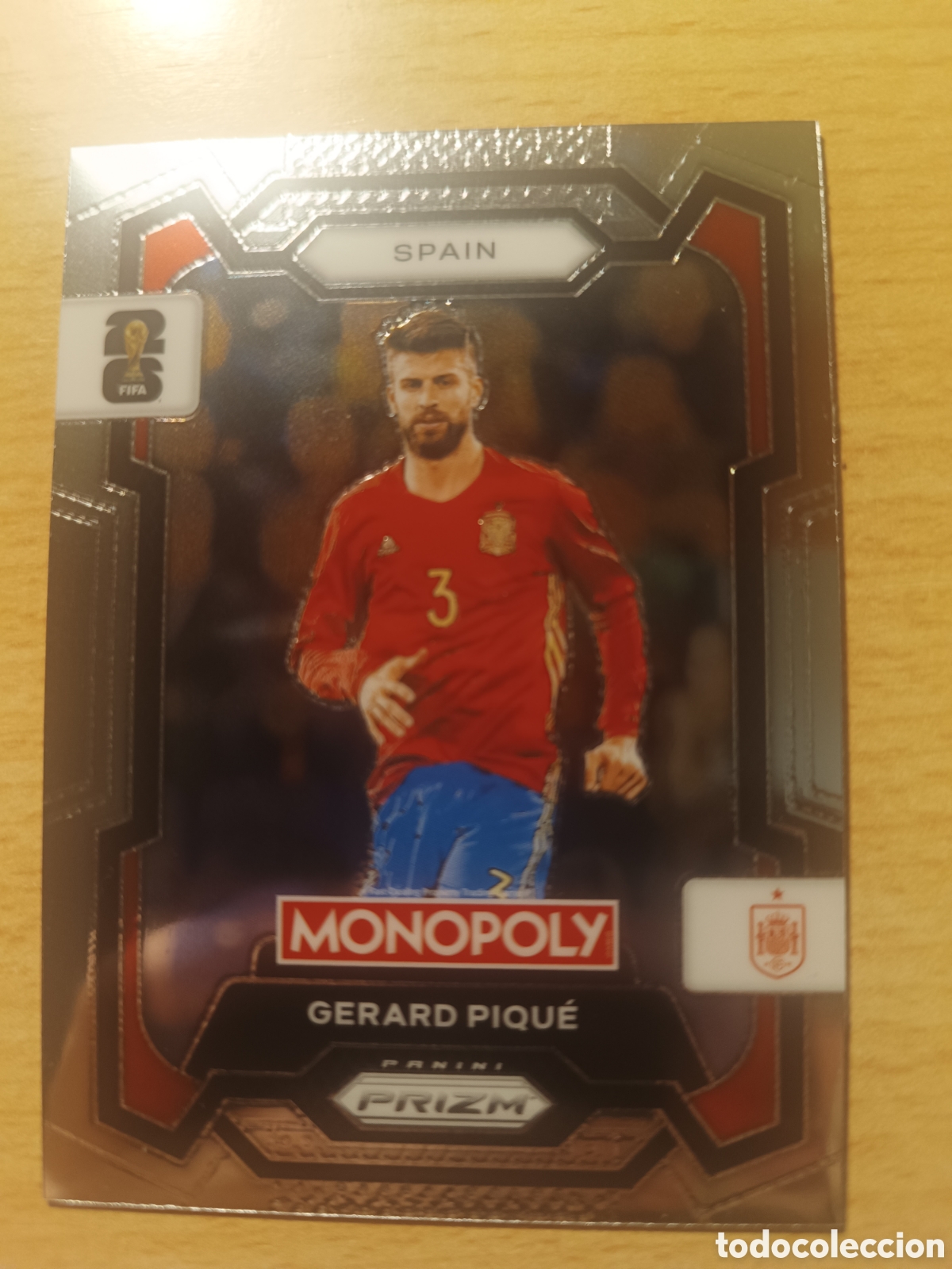 Cromos de f&uacute;tbol: 46 GERARD PIQUE SPAIN ESPA&Ntilde;A MONOPOLY PANINI PRIZIM FIFA WORLD CUP 2026 MUNDIAL 26