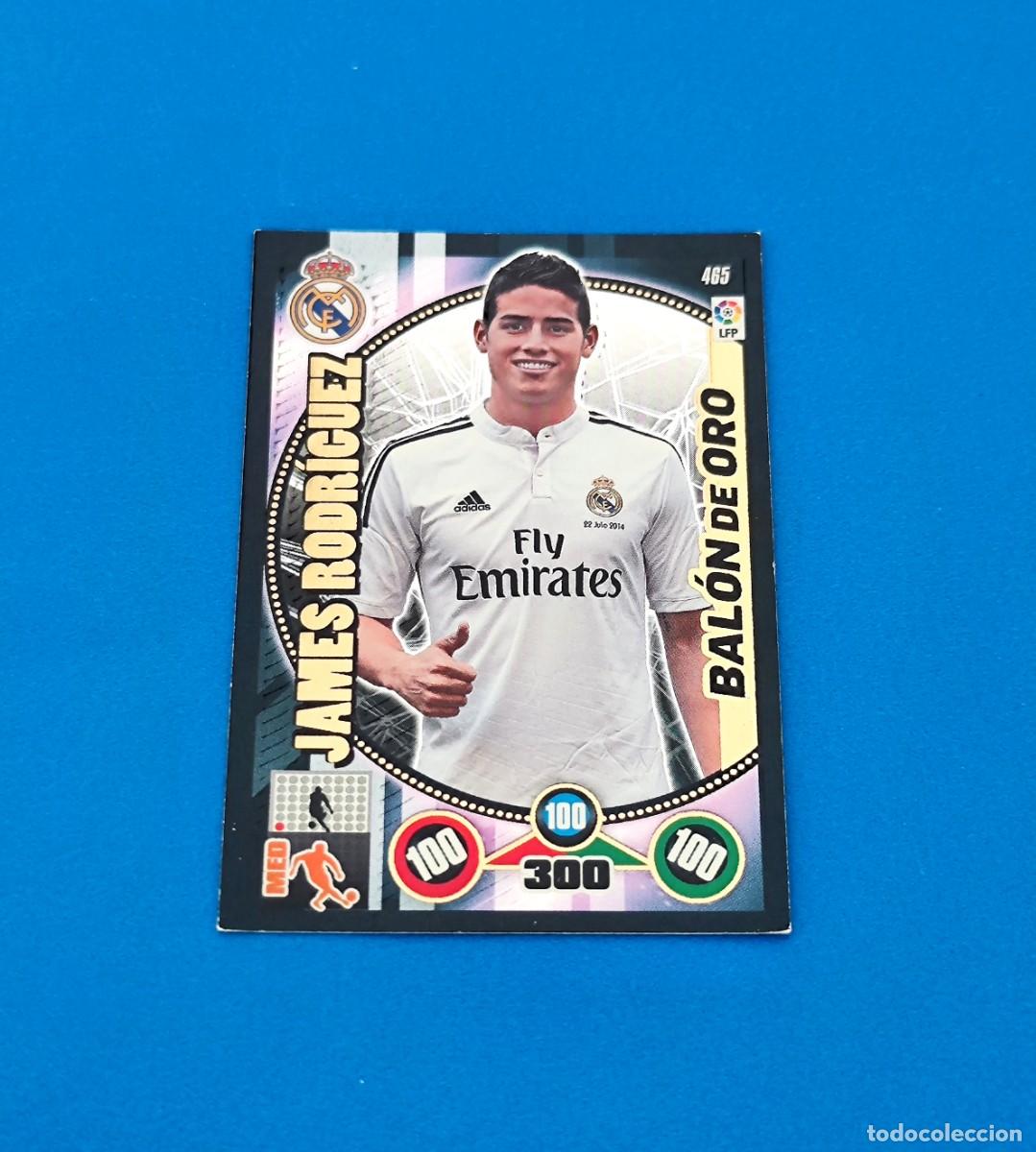 Cromos de f&uacute;tbol: Adrenalyn 2014 2015 / 14 15 Bal&oacute;n de Oro James Rodr&iacute;guez 465 Real Madrid