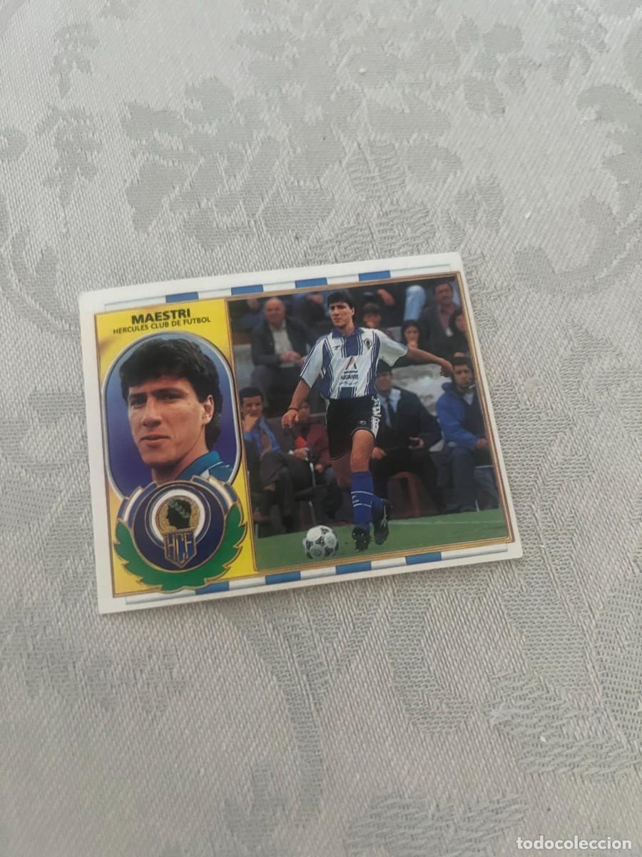 Cromos de f&uacute;tbol: MAESTRI HERCULES C. F. FICHAJE 8 SIN PEGAR LIGA ESTE 1996 1997