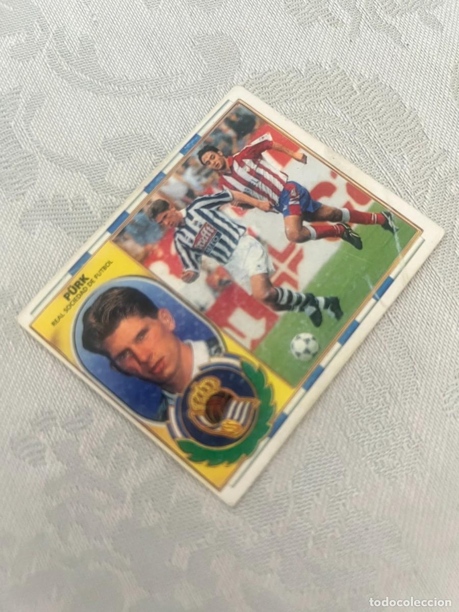 Cromos de f&uacute;tbol: P&Uuml;RK REAL SOCIEDAD BAJA SIN PEGAR LIGA ESTE 1996 1997