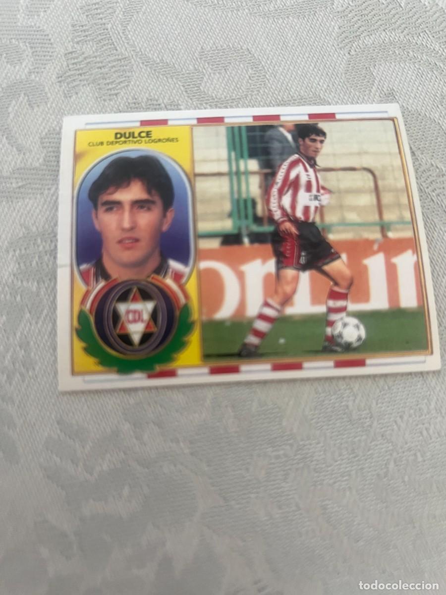 Cromos de f&uacute;tbol: DULCE LOGRO&Ntilde;ES FICHAJE 9 SIN PEGAR LIGA ESTE 1996 1997