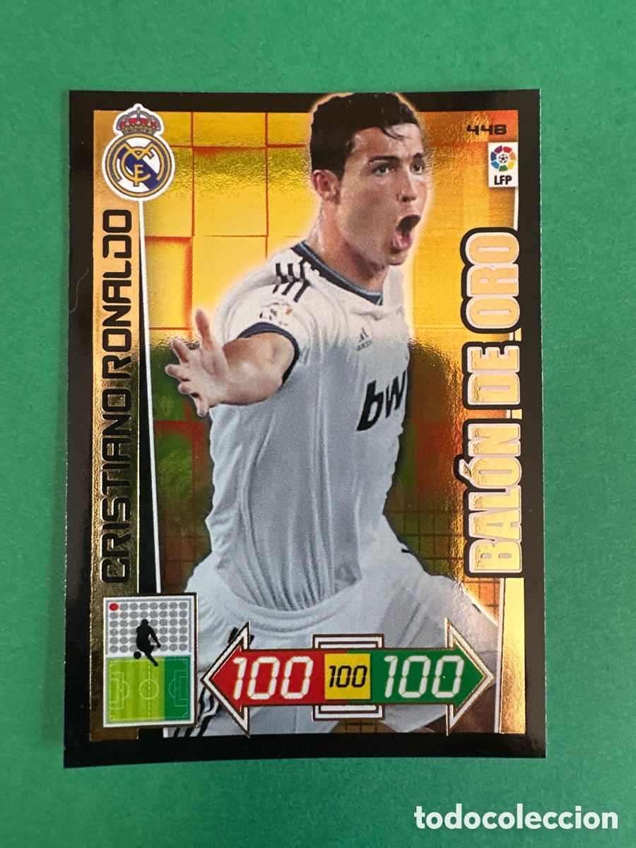 Cromos de f&uacute;tbol: CRISTIANO RONALDO(R.MADRID) BAL&Oacute;N DE ORO ADRENALYN XL LIGA 2012-2013 12 13 PANINI