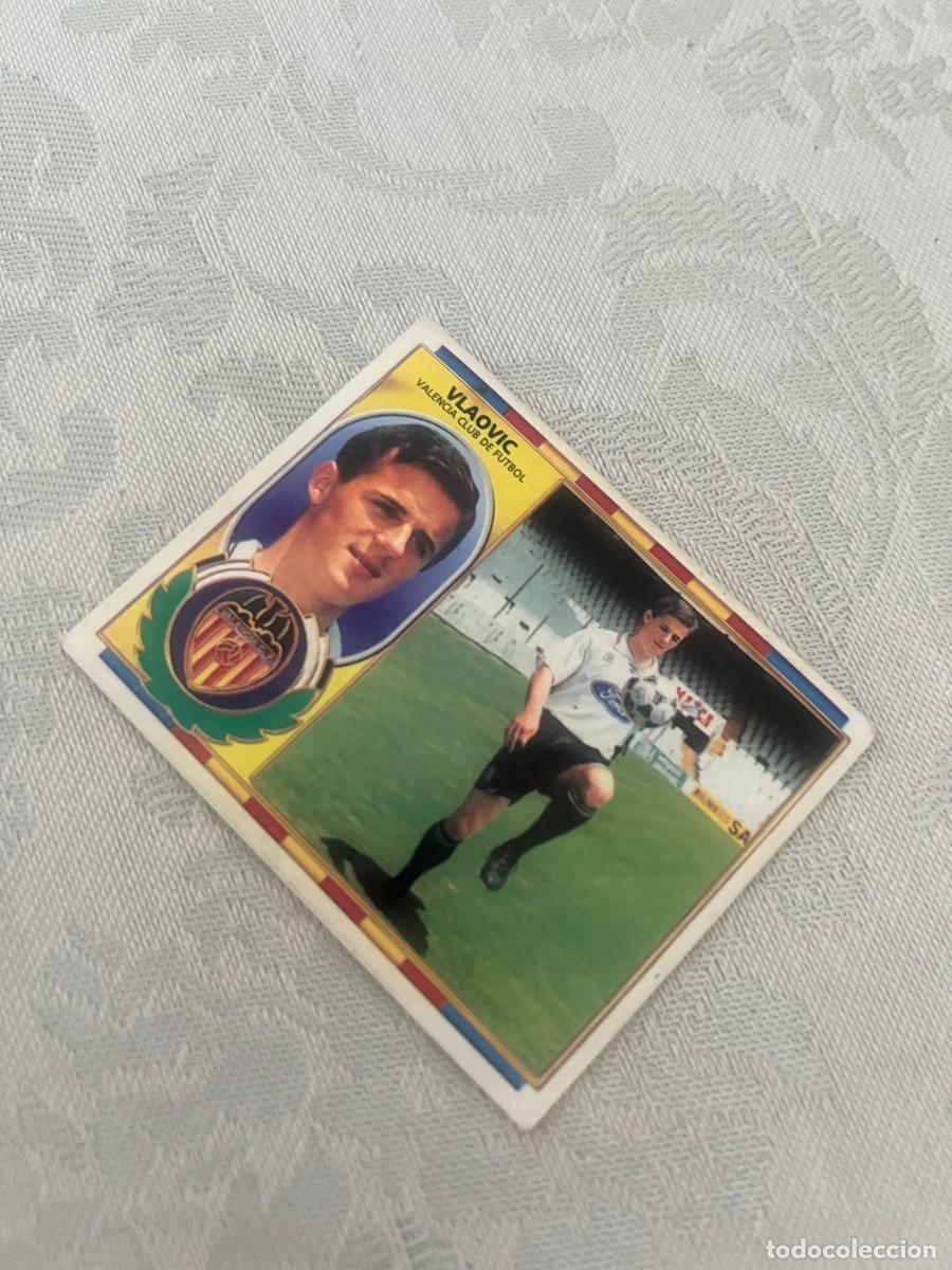 Cromos de f&uacute;tbol: VLAOVIC VALENCIA C. F. FICHAJE 11 SIN PEGAR LIGA ESTE 1996 1997
