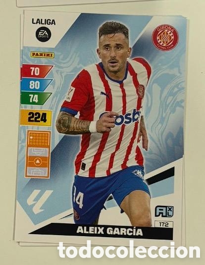 Cromos de f&uacute;tbol: 172 ALEIX GARCIA GIRONA Panini Adrenalyn XL LaLiga 2023 2024