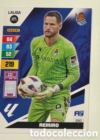 Cromos de f&uacute;tbol: 290 REMIRO REAL SOCIEDAD Panini Adrenalyn XL LaLiga 2023 2024