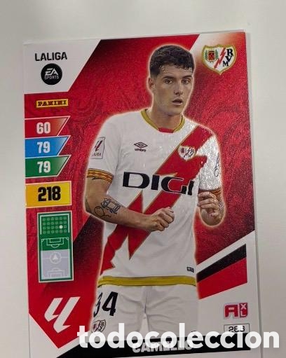 Cromos de f&uacute;tbol: 286 CAMELLO RAYO VALLECANO Panini Adrenalyn XL LaLiga 2023 2024