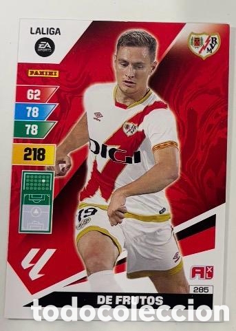 Cromos de f&uacute;tbol: 285 DE FRUTOS RAYO VALLECANO Panini Adrenalyn XL LaLiga 2023 2024